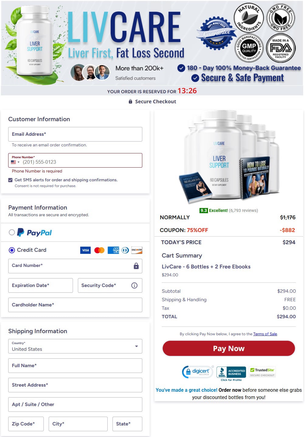 Order LivCare